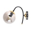 Sieninė lempa juodos spalvos/pilkos spalvos ø 15 cm Yoyo – Squid Lighting