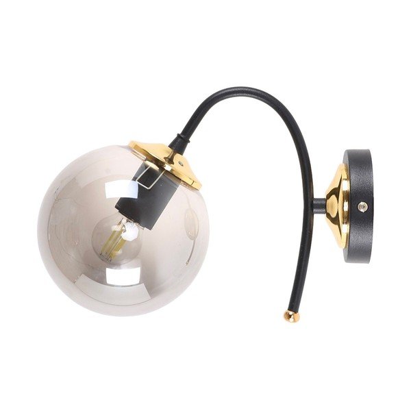 Sieninė lempa juodos spalvos/pilkos spalvos ø 15 cm Yoyo – Squid Lighting
