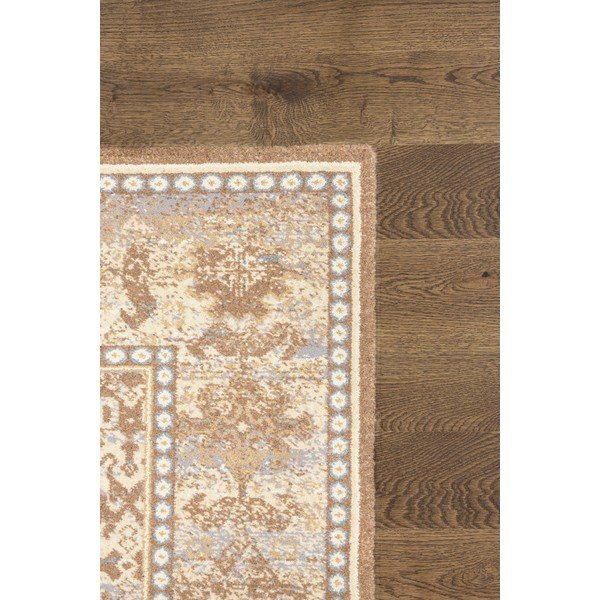 Kilimas iš vilnos šviesiai rudos spalvos 100x180 cm Carol – Agnella-image-3