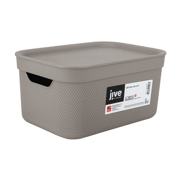 Plastikinė laikymo dėžė su dangčiu Deco - Rotho-image-4