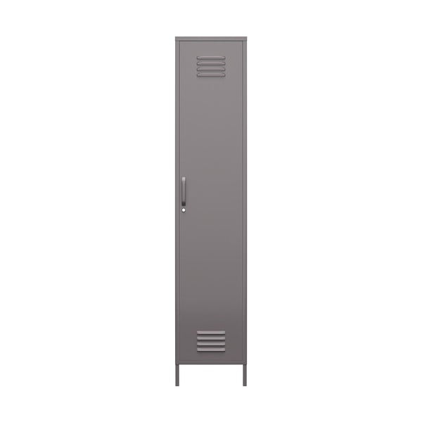 Iš metalo spintelė pilkos spalvos 37x182 cm Bradford – Støraa