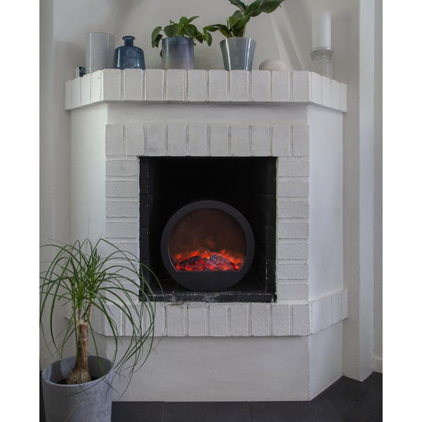 Šviečianti LED dekoracija su liepsnos imitacija Star Trading Fireplace, plotis 36 cm-image-1