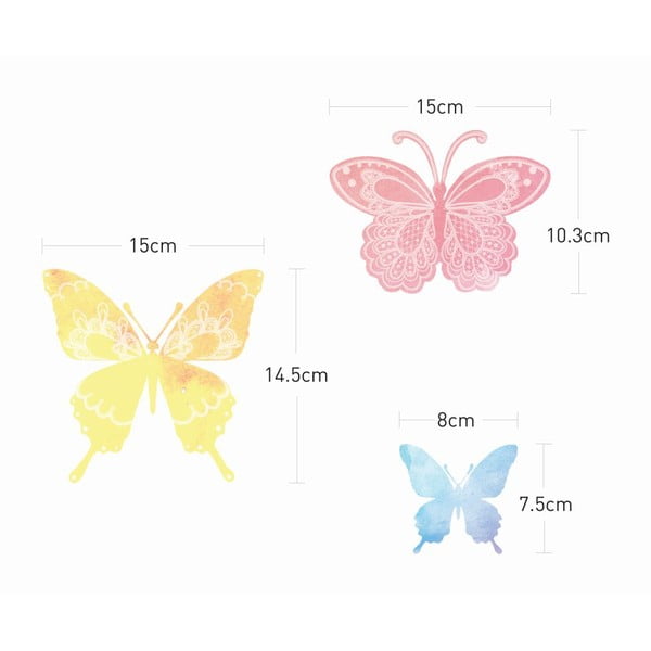 24 meninių drugelių lipdukų rinkinys Ambiance-image-3