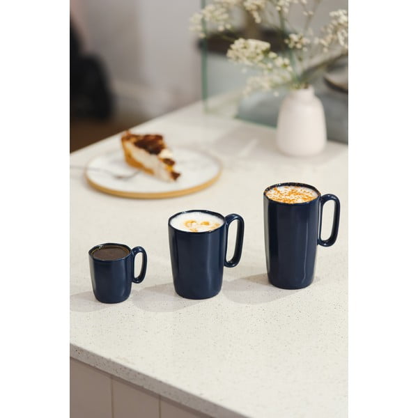 Mėlynos spalvos iš akmens masės puodeliai 2 vnt. 330 ml Fuori – Vialli Design-image-4