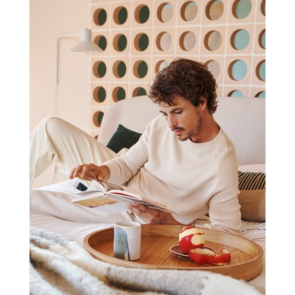 Naktinis staliukas natūralios spalvos iš uosio Octavia – Kave Home-image-2