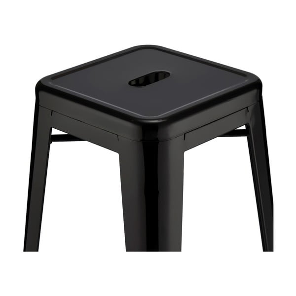 Baro taburėtės iš metalo juodos spalvos 2 vnt. 76 cm Korona – Furnhouse-image-3