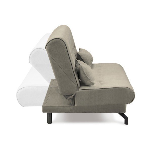Pilkos ir smėlio spalvos sofa-lova "Kooko Home Musique-image-4