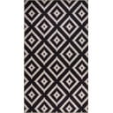 Juodas plaunamas kilimas 150x80 cm - Vitaus