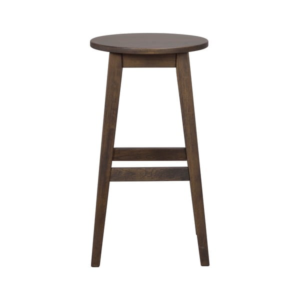Iš ąžuolo masyvo baro taburėtės tamsiai rudos spalvos 2 vnt. (sėdynės aukštis 65 cm) Austin – Rowico
