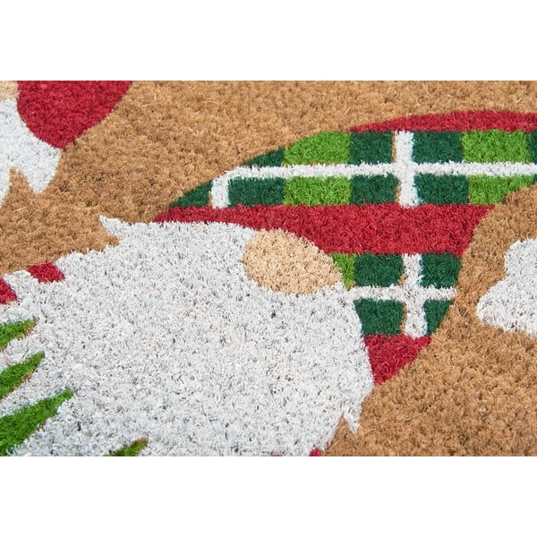 Iš kokoso pluošto grindų kilimėlis su Kalėdų motyvu 45x75 cm – Hanse Home-image-2