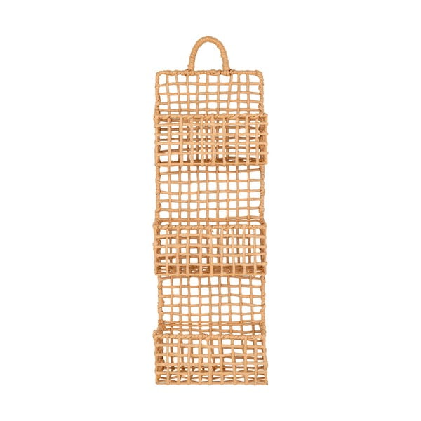Iš metalo kelių aukštų sieninė lentyna natūralios spalvos 25 cm Sines – House Nordic