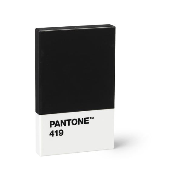 Juodas vizitinių kortelių dėklas Pantone
