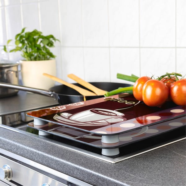 2 stiklinių dangčių rinkinys kavos viryklei Maximex Coffee, 52 x 30 cm-image-1