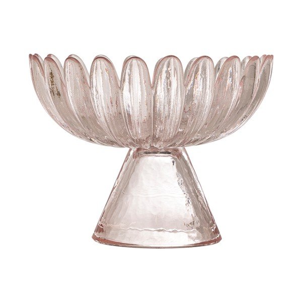 Skirta serviravimui šviesiai rožinės spalvos iš stiklo  mažas dubuo 220 ml Nalu – Bloomingville