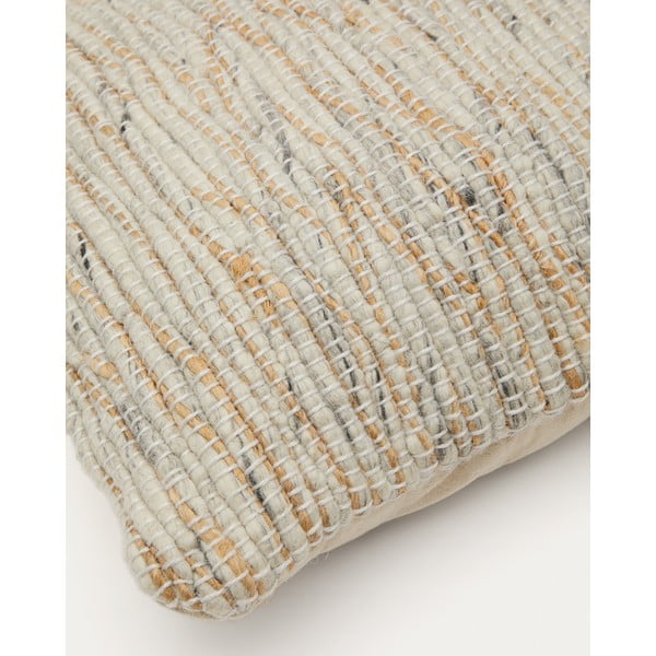 Iš vilnos mišinio dekoratyvinis pagalvės užvalkalas 45x45 cm Selise – Kave Home-image-2