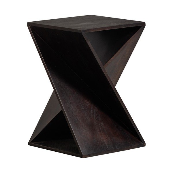 Šoninis stalas iš akacijos masyvo 41x41 cm Ikem – WOOOD-image-3