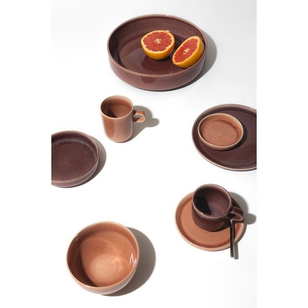 Rožinės spalvos iš molio puodelis 300 ml Duna – ONA-image-1