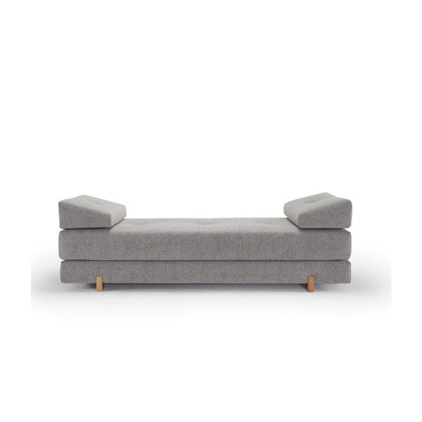 Pilka sofa lova Inovacijos Sigmund Melange Light Grey