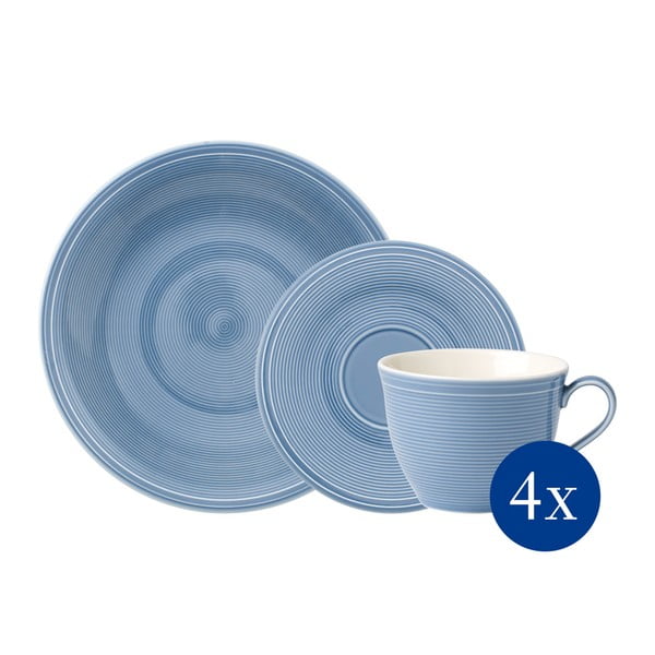 12 dalių mėlyno porceliano kavos rinkinys "Like", "Villeroy & Boch Group