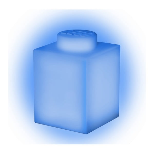 Mėlyna silikoninė naktinė lemputė LEGO® Classic Brick-image-1