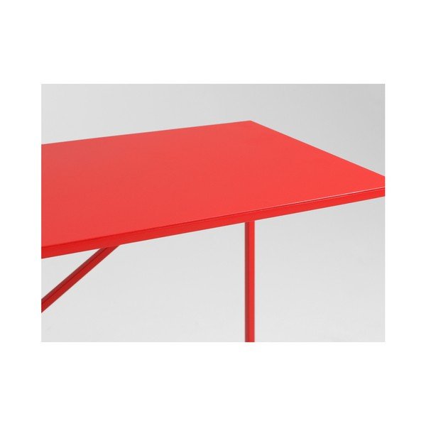 Raudonas pasirinktinės formos "Memo Console Table" stalas-image-3