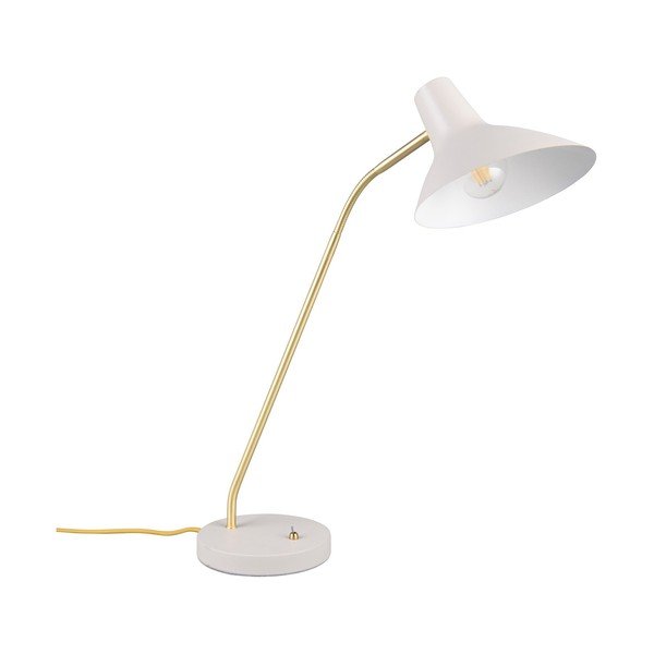 Auksinės spalvos/dramblio kaulo spalvos stalinis šviestuvas su sulankstoma konstrukcija (aukštis 54 cm) Traveller – Trio