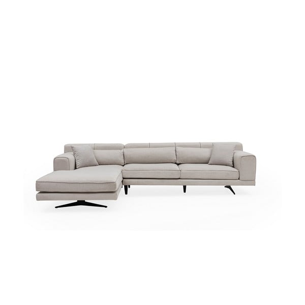 Smėlio spalvos kampinė sofa Artie Jivago, kairysis kampas-image-2