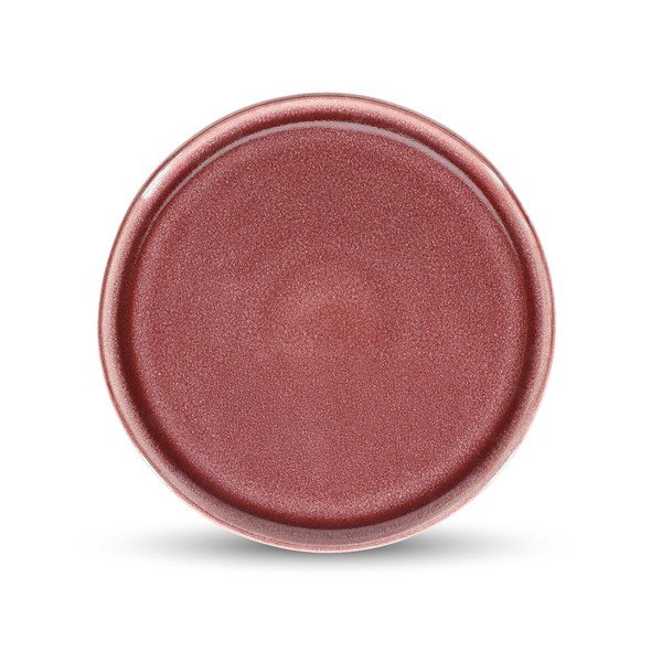 Bordo spalvos iš akmens masės lėkštė ø 22 cm Duna – ONA