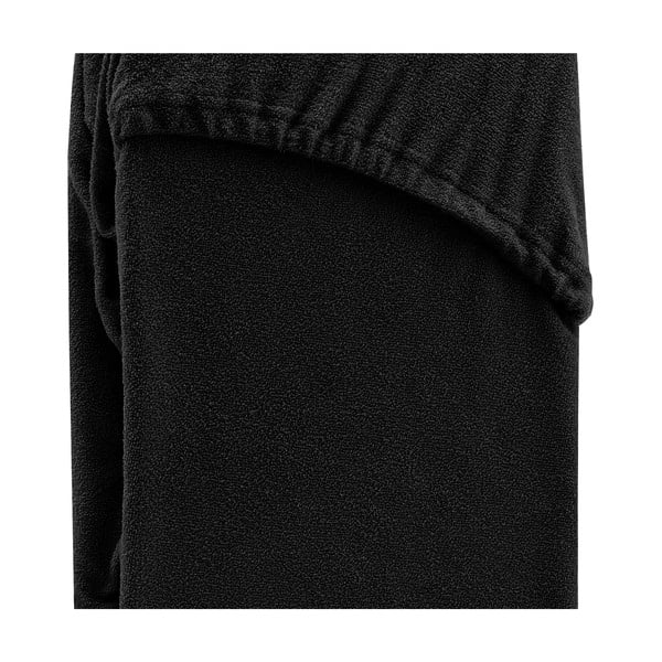 Iš frote audinio paklodė juodos spalvos su guma 240x220 cm Ruby – AmeliaHome-image-3