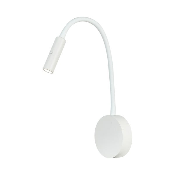 Baltas sieninis šviestuvas SULION Leo, aukštis 53 cm