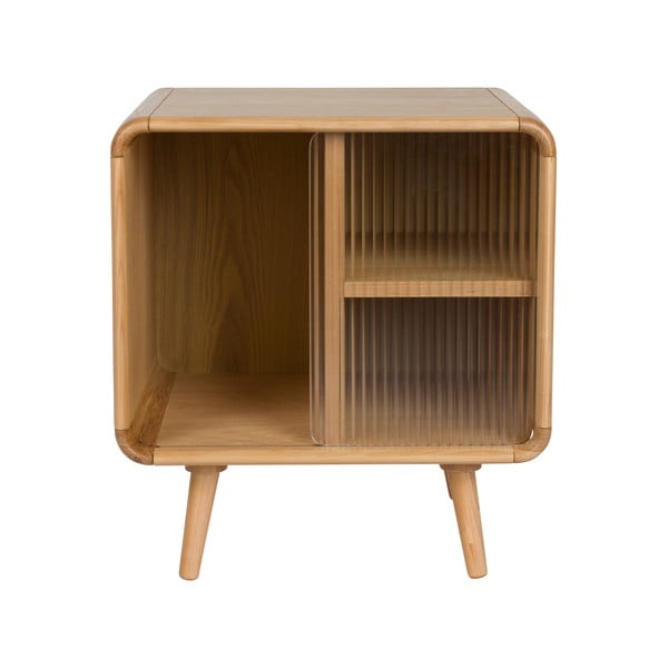 Iš medienos masyvo šoninis stalas 40x50 cm Rise – Zuiver