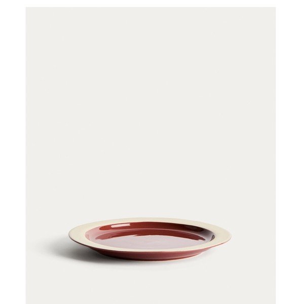 Bordo spalvos desertinė iš keramikos lėkštė ø 20 cm Doren – Kave Home-image-4