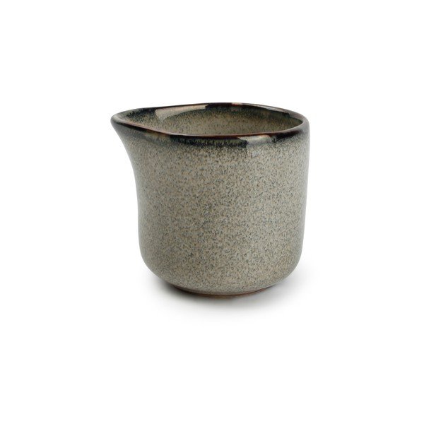 Pilkos spalvos iš molio pieno ąsotis 85 ml Meridian – Salt&Pepper