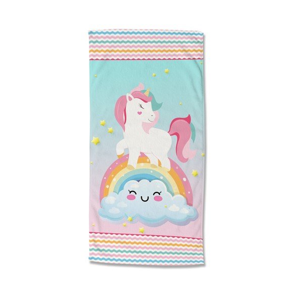 Vaikams iš velveto paplūdimio rankšluostis 75x150 cm Sweety – Good Morning