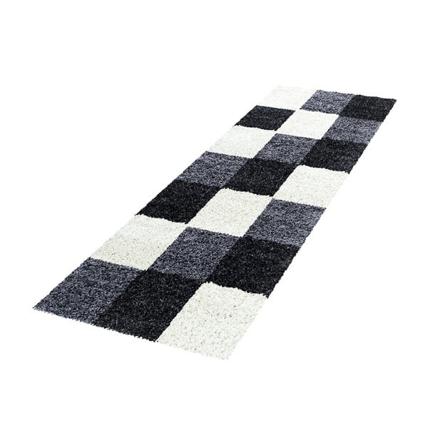 Kilimas juodos ir baltos spalvos 80x250 cm Life – Ayyildiz Carpets