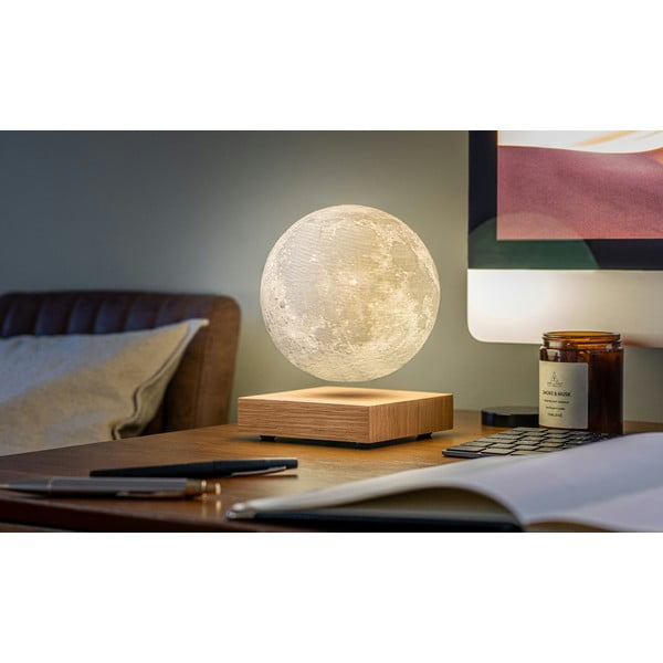 Stalinis šviestuvas natūralios spalvos LED (aukštis 14 cm) Moon – Gingko-image-3