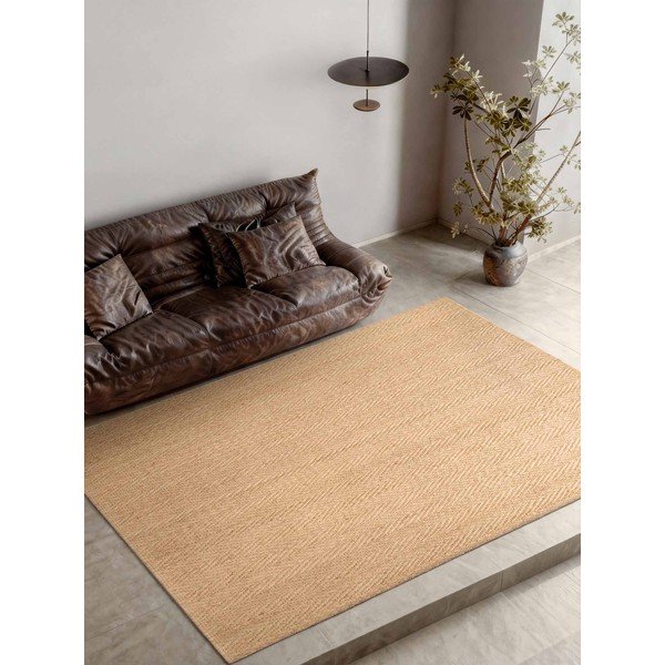 Rankų darbo šviesios natūralios spalvos iš džiuto kilimas 200x300 cm Mirabelle – Villeroy&Boch-image-2