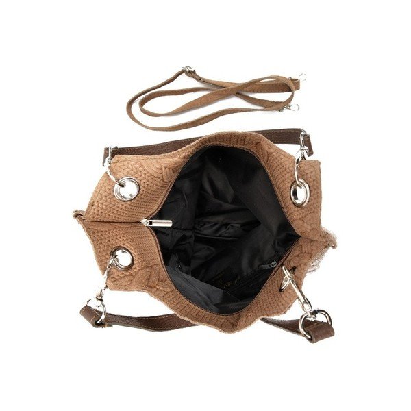 Smėlio spalvos odinė rankinė Mangotti Casmina-image-2