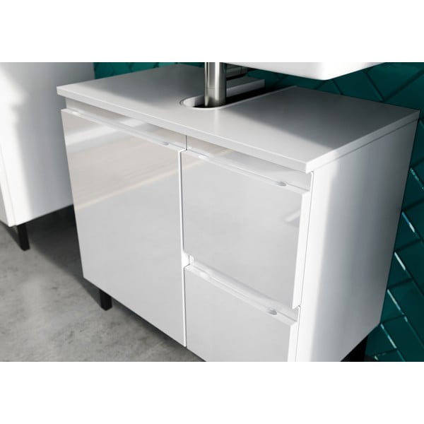 Balta spintelė po praustuvu 60x56 cm Salinas - Germania-image-1