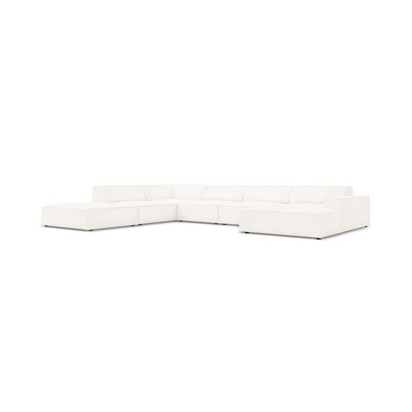 Smėlio spalvos kampinė sofa (kairysis kampas) Jodie - Micadoni Home-image-3