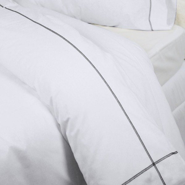 Medvilninis antklodės užvalkalas Happy Friday Basic Black, 200x200 cm-image-2