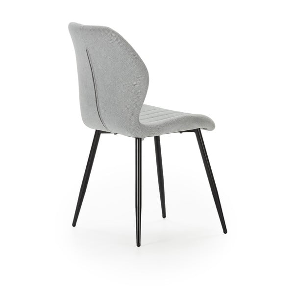 Valgomojo kėdės šviesiai pilkos spalvos 4 vnt. Milu – Marckeric-image-4