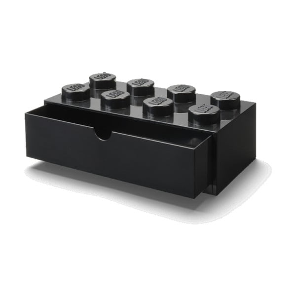 Juoda dėžutė su stalčiumi LEGO® Brick, 31,6 x 11,3 cm-image-2