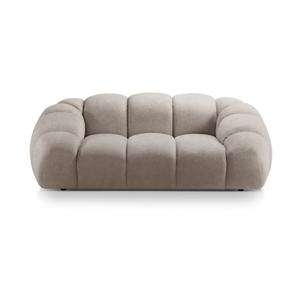 Iš velveto sofa smėlio spalvos 214 cm Diana – Micadoni Home