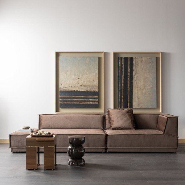 Iš metalo apvalios formos šoninis stalas ø 30 cm Breno – WOOOD-image-2