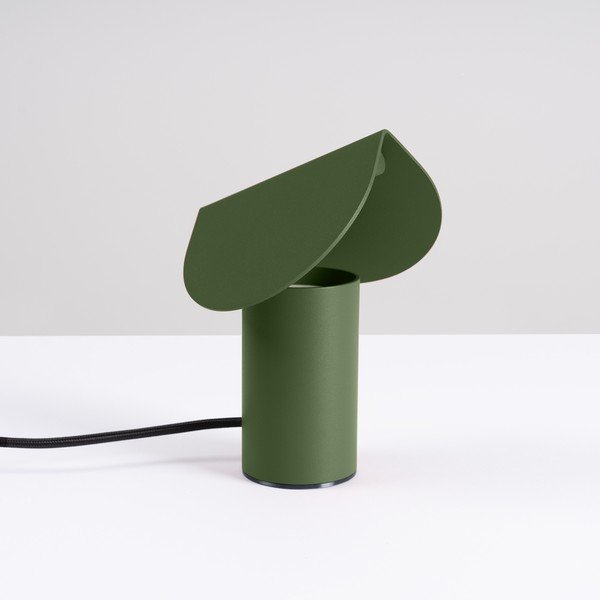 Khaki spalvos iš aliuminio stalinis šviestuvas LED (aukštis 15 cm) BISCUIT – Thoro-image-3