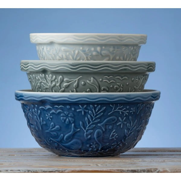 Mėlynos spalvos iš akmens masės dubuo ø 29 cm Nautical – Mason Cash-image-1