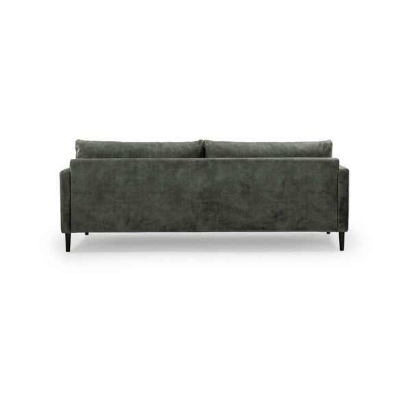 Žalios ir pilkos spalvos sofa su aksominiu užvalkalu Scandic Adagio, 220 cm pločio-image-3