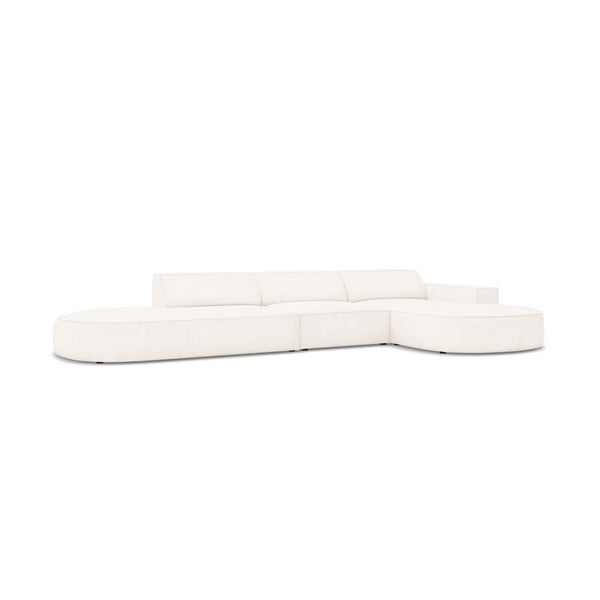 Smėlio spalvos kampinė sofa (dešinysis kampas) Jodie - Micadoni Home-image-4