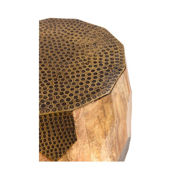 Iš mango masyvo apvalios formos šoninis stalas ø 29 cm Fabia – MOME-image-3